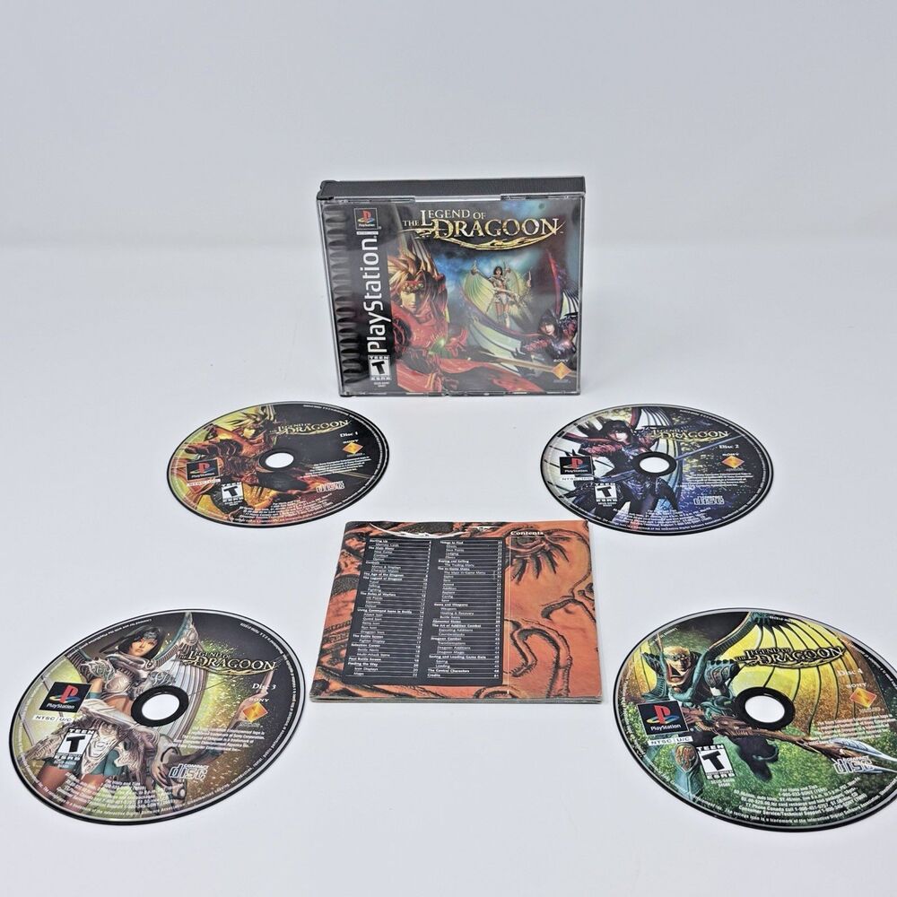 The Legend of Dragoon Sony PlayStation PS1 2000 Complete CIB Tested